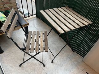 Mesa y Silla Terraza Plegable Mas mesa plegable