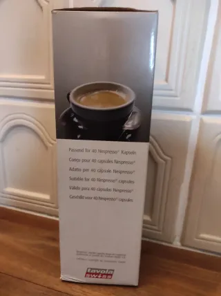 Porta capsule caffè Tavola Swiss acciaio
