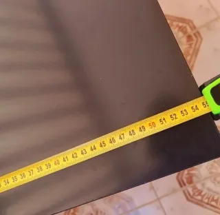 Mesa negra desmontable