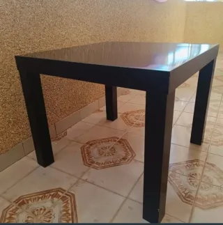 Mesa negra desmontable