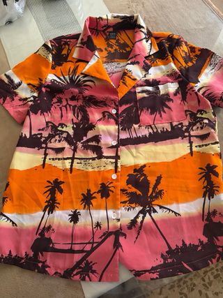 Camisa Primark Hawaiana Manga Corta