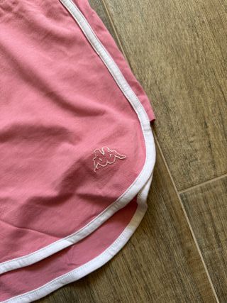 Pijama Kappa Mujer 2 Piezas Talla XL Blanco Rosa