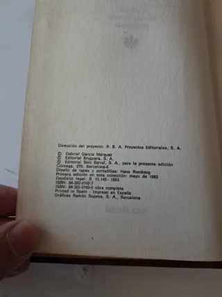 Libro. Crónica de una Muerte Anunciada. G. Márquez