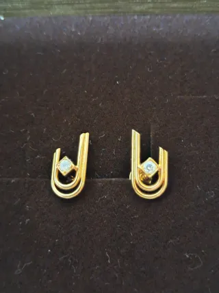 Pendientes Oro 18k con Circonitas