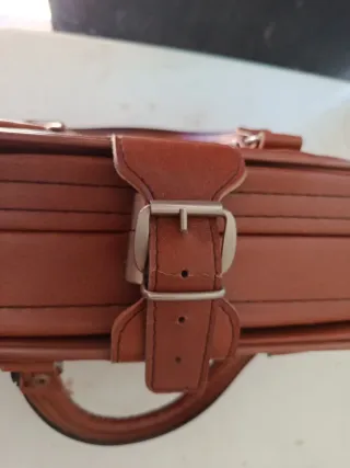 Maleta o bolso de mano vintage años 70