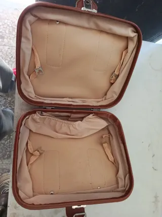 Maleta o bolso de mano vintage años 70