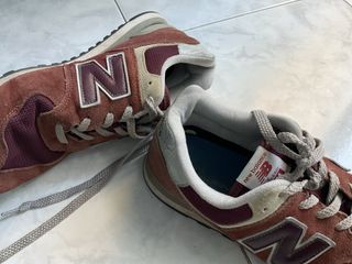Tênis New Balance 574 Bege/Marrom Tam 40