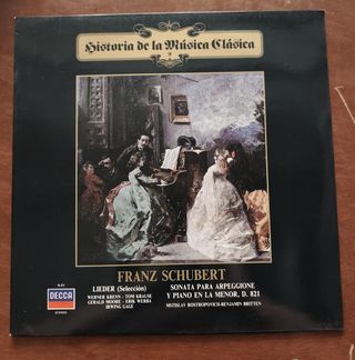 Vinilo Decca: Schubert Lieder y Sonata