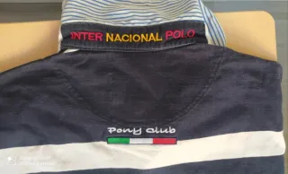 Polo Manga Larga Bocha Talla M Rayas