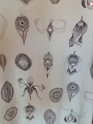 Vestido SKFK verde estampado