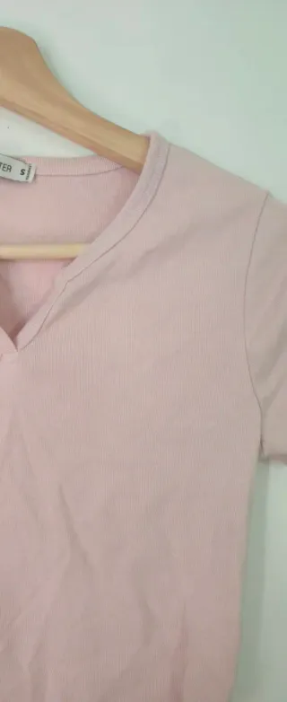 Camiseta rosa palo talla S