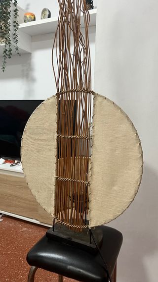 Lámpara diseño natural artesanal única