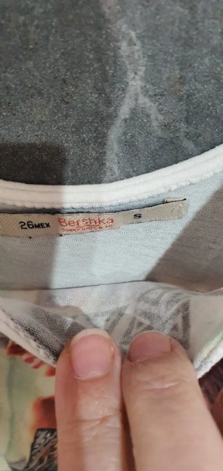 Camiseta Bershka S Estampado Tribal