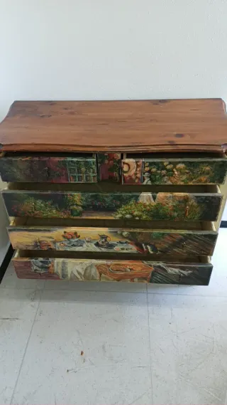 Cómoda pintada  Claude Monet