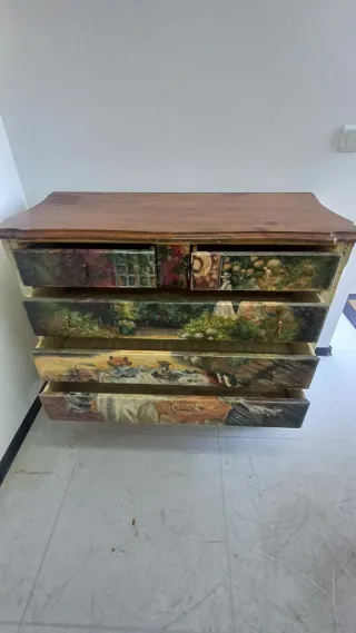 Cómoda pintada  Claude Monet