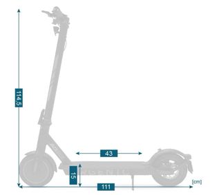Monopattino Elettrico Argento AG23 450W