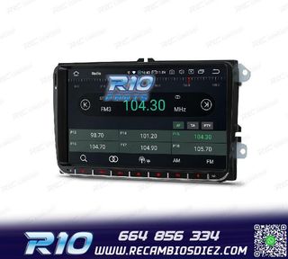 RADIO GPS ANDROID 14 PARA VOLKSWAGEN VW SKODA SEAT
