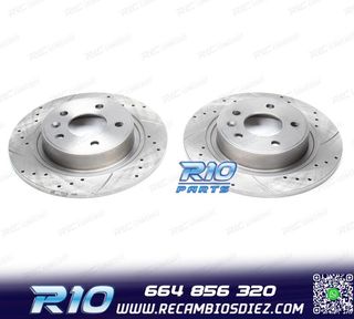 DISCOS DE FRENO PARA LANCIA PERFORADOS RANURADOS