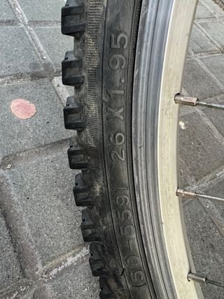 Bicicleta Morada y Blanca