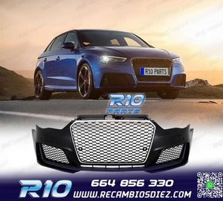 PARAGOLPES DELANTERO AUDI A3 8V 12-16 LOOK RS3 PDC SRA