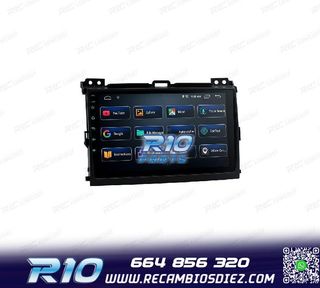 RADIO GPS ANDROID 12 PARA TOYOTA LAND CRUISER 02-09