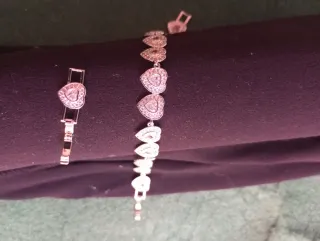 Pulsera de acero con circonitas, replicas Swarovsk