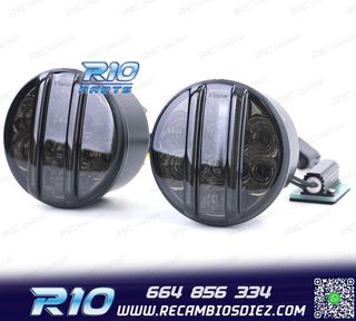 INTERMITENTES FRONTALES PARA JEEP WRANGLER JK 07- LED NEGRO