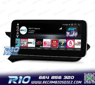RADIO GPS ANDROID 12 PARA MERCEDES W204 11-14