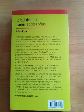 Libro para dejar de fumar