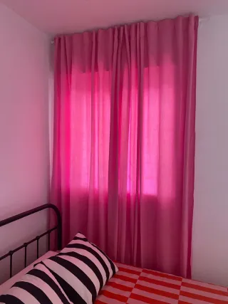 Cortinas GINSTMOTT Ikea Rosa 145x300cm