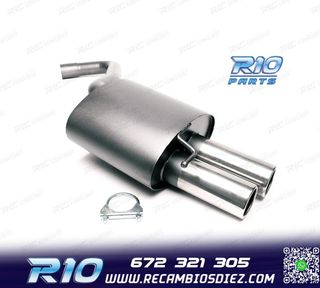 SILENCIOSO ESCAPE BMW SERIE 3 E90 E91 2005- x2 BIS