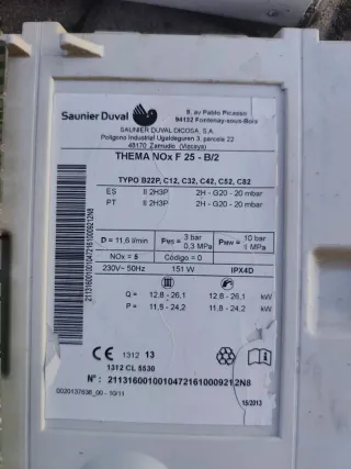 Bruciatore per caldaia Saunier Duval