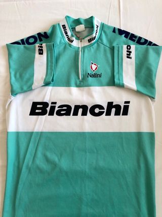 Maglia Ciclismo Vintage Pro Team Bianchi Nalini
