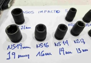 LOTE 8 VASOS DE IMPACTO PARA CARRACA 1/2 MARCA SAM