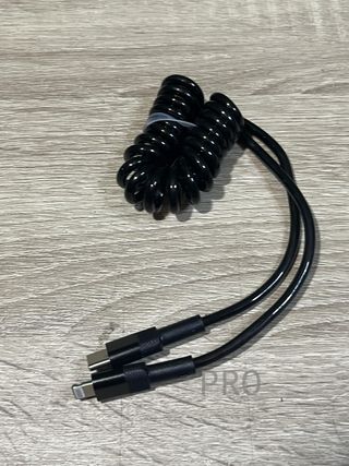 Cable USB C Lightning Espiral