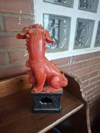 Figura León de Fu Roja
