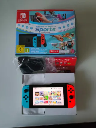 Nintendo Switch Sport + Msd 128Gb + Juegos