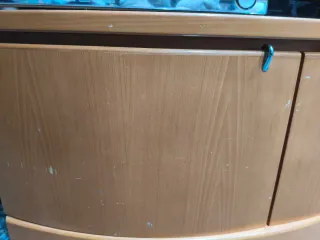 Mueble TV madera marrón