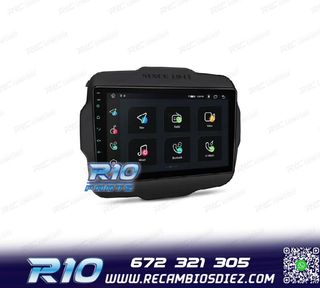 RADIO GPS ANDROID 14 PARA JEEP RENEGADE 15-20