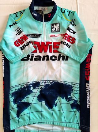 Maglia Ciclismo Vintage Gewiss Bianchi Pro Team