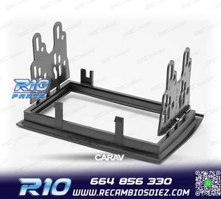 MARCO NEGRO RADIO 2-DIN PARA CITROEN JUMPER PEUGEOT BOXER FI