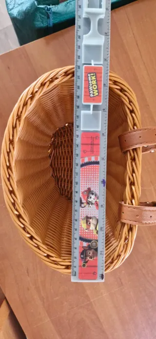 Cesta Bicicleta Marrón