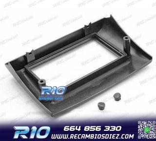 MARCO NEGRO PARA RADIO 2-DIN PARA FIAT STILO