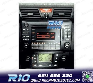 MARCO NEGRO PARA RADIO 2-DIN PARA FIAT STILO