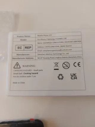 Display LCD + Frame Samsung Galaxy A03s/A02s