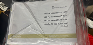 Foco LED Stairville Par 36 COB RGBW 12W