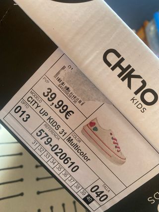 Zapatillas CHK10 Mujer Talla 40