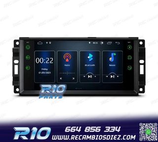 RADIO GPS ANDROID 12 PARA DODGE JEEP CHRYSLER 07-11