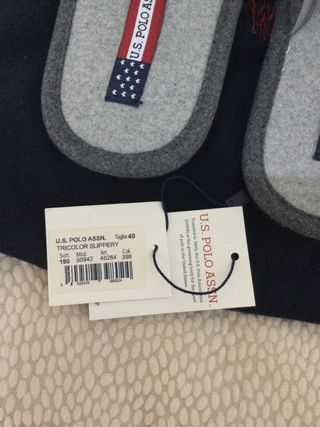 Pantofole U.S. Polo Assn. Grigie