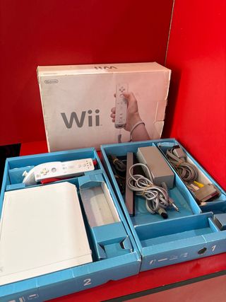 Nintendo Wii Blanca + Juegos + Disco Duro